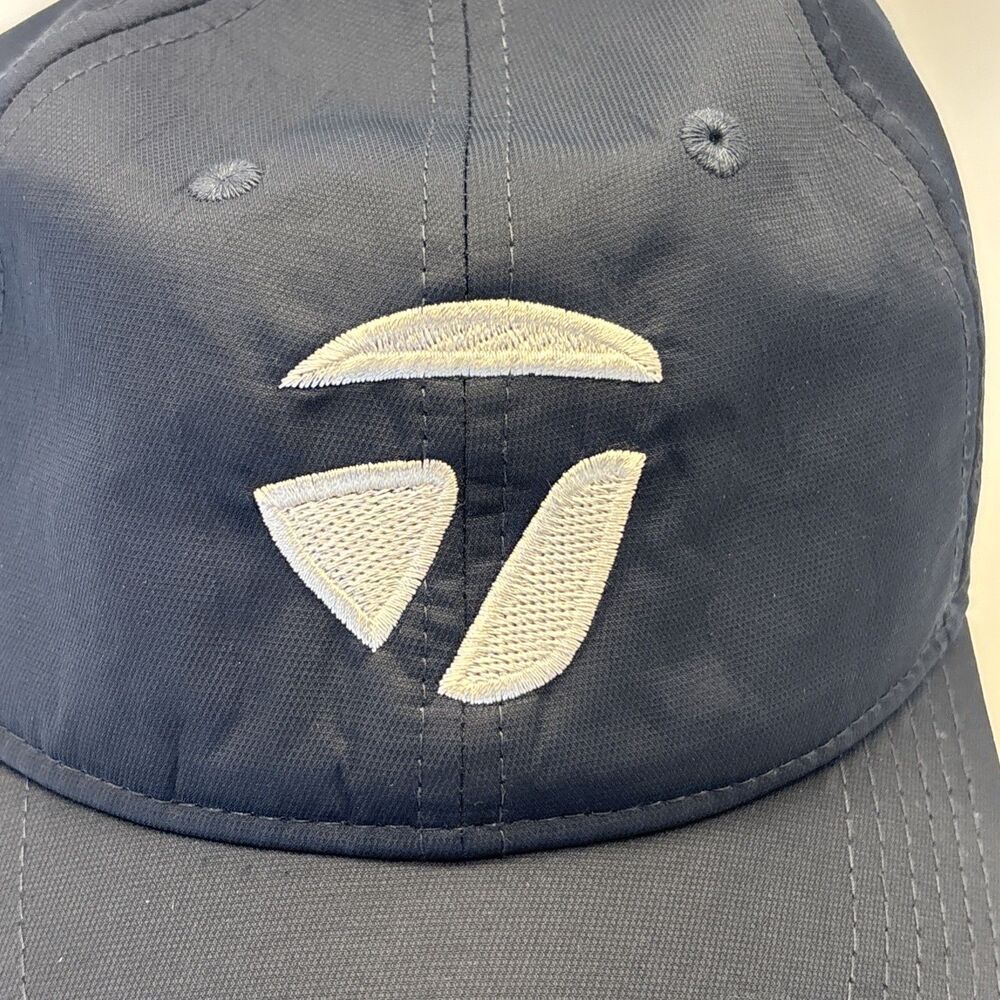 TaylorMade Golf Adjustable Hat Blue Embroidered Men’s Cap EXCELLENT - Picture 2 of 8